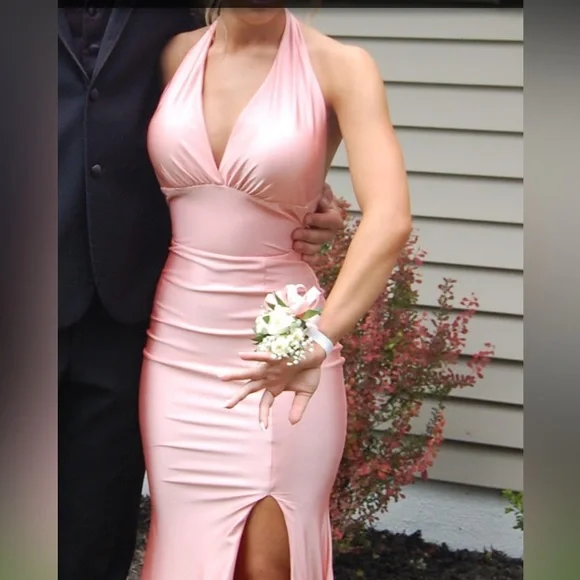 pink jessica angel prom dress - Picture 4 of 4